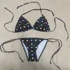 Designers Bikini badkläder G-String 20SS-designern Swimsuit lyfter upp bikinis i en hög midja baddräkt S-XL