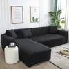 Krzesło obejmuje sofę do salonu elastyczna solidna okładka na kanapę narożną L szezlonka longue slipcovers Protector 1234 SEART2748885