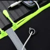 Körning av midjor Vattentät telefonbehållare Jogging Vandring Gym Fitness Bag 3 Pocket Reflective Strip Design Belt 220520