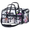 Borsa da viaggio trasparente in PVC grande borsa per cosmetici con tracolla in tessuto scatola porta cosmetici 220708