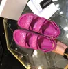 2022 عالي الجودة مصمم الأزياء Slippers Sandals Summer Flats Sexy Leather Platform Shoes Ladies Beach Shoes 35-41 with box