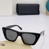 glasögon mode solglasögon acetat 4s187 Europa och USA retro kattögonform fullrama aaaa fyrkantiga kvinnliga modeller l12j#