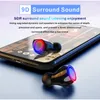 M12 TWS 무선 헤드폰 Bluetooth 5.0 이어폰 Hifi 방수 이어 버드 스포츠 게임 헤드셋 용 터치 제어 헤드셋