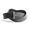 Belts Top Luxury Designer Brand Brass T Buckle Belt Men High Quality Women Genuine Real Leather Dress Strap For Jeans Waistband GreyBelts Em