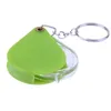10x förstoringsglas vikningsmätare optik instrument handhållen glas lins plast bärbar nyckelring loupe grön orange