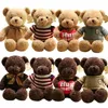 Teddy Bear Plush Doll Toys 30cm Cute Soft Playmate Appease PP Cotton Children's Toy Valentine's Day Christmas Gift