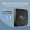 X96 Max+ Ultra Set Top Box Android 11 Amlogic S905x4 2.4G/5G WiFi 8K H.265 HEVC Media Player 100m x96 x4 z G10S Pro Control Control Control