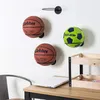 Rack di stoccaggio per calcio da basket a parete Rack di posizionamento fisso per palla semplice Home Iron Art Ball Basketball Rack RRE13626