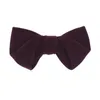 Papillon Sitonjwly Moda Uomo Bowtie Cravatta di velluto Gentleman Party Per lo sposo Cravatta Gravata Accessori Logo personalizzatoArco Emel22