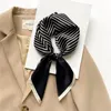 Scarves Fashion Print Beach 100% Pure Silk Scarf Women Shawl 2022 Design Square Wrap Hair Band Neckerchief Female Foulard Bandana