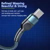 For Samsung Xiaomi Usb Cables Data Cable Fast Charging Charger Microusb Wire Cord Type C 3A Micro Android Mobile Phone