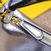 Meia prata Moon Moon Bolsa de Ombro Designers Designer de Luxo Crossbody Bags Nano Genuine Cowhide Handbags Carteiras Bolsa Carta De Metal De Fundo