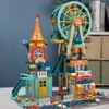 Murmelbahn Architektur Burg Bausteine Auto Actionfiguren Freunde Kinder Lernspielzeug für Jungen Weihnachtsgeschenke 220527