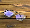 サングラスパイロットダブルブリッジ長方形リムレス累進多焦点老眼鏡 0.75 から 4 近くと遠くを見るサングラス