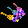 Luminosa iluminação de iluminação de brinquedos multi -colorido Coração Novidade Princesa Varda Led Led Party Party Magic Stick Scepter