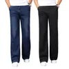 jeans lunghi da uomo jeans casual campanello blu jeans pantaloni per jeans bootcut pantaloni maschio primavera 201128