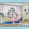 Rideaux occultants personnalisés billard fenêtre d'impression 3D décorer rideaux pour salon lit bureau El tapisserie murale livraison directe 2021 Curtai