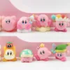 8pcs Kirby Anime Figure Pink Devil Pvc Doll Model Ornaments Kawaii Collectibles Dziecięce zabawki