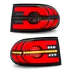 2pcs Светодиодный задний задний ламп с задним светом для Toyota FJ Cruiser 2007 - 2022 Светодиодный хвостовая лампа Динамический сигнал реверса Динамический поворот.