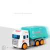 Multistijl Diecasting Speelgoed Vrachtwagen graafmachine brandweerwagen techniek voertuig mini inertie kinderen speelgoed Gift pu8170971