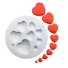 Dudak Kalp Aşk Şekilleri Silikon Kalıp Şeker Şarj Cupcake Cupcake Çikolata Pişirme Kalıbı Fondan Kek Dekorasyon Araçları 220815