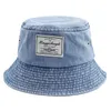 cowboy denim bucket hats women men panama outdoor hip hop retro washed girl fisherman street merchandise h 220514