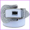 Designer Belt Womens Cinture per uomo New Women Shiny Diamond BB Belt Nero su nero Blu Bianco Multicolore Street Fashion Cinturino G227041F