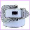 Ceinture de créateurs ceintures pour femmes pour hommes femmes ceinture diamant brillante noire sur le bleu noir blanc multicolour street mode