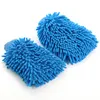 Gants d'essuyage de voiture en chenille Chiffons de nettoyage épaissis double face Laver les outils de nettoyage