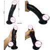 Nxy Dildos Dongs 26.5*5.5 Cm Super Huge Black Strapon Thick Giant Realistic Dildo Anal Butt with Suction Cup Sex Toy for Women 220420