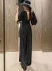 Summer Women Sexy Polka Dot Jumpsuits Romper Thin Ladies Lose Wide Leg Pants Overalls Playisuits Jumpsuits Casual 220513