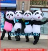 Талисман кукла костюм панда талисман костюм для взрослых Хэллоуин костюм новая версия китайская гигантская панда рождественский талисман