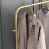 Kläder garderob förvaring perchero sencillo y moderno para el hogar mueble de hierro forjado estante almacenamiento porchiantes elclothing
