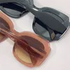 Neue Modedesign-Sonnenbrille 16YS, Cat-Eye-Plankenrahmen, Farbblock-Bügel, cooler dunkler Stil, beliebte Outdoor-UV400-Schutzbrille