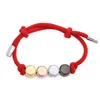 Designer Garçon Fille Chaîne Bracelet Usine Noir Blanc Orange Rouge Bleu Wipe Bracelets Argent En Acier Inoxydable Incrusté Céramique Amour Jew2820540