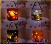 Nouveaux paniers d'halloween sacs de citrouille rougeoyants sacs de bonbons pour enfants sacs de Festival fantôme accessoires décoratifs 2023 livraison rapide