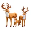 Christmas Decorations Simulation Deer Ornaments Toys Adornos De Navidad 2022 Noel Xmas Kids Gift Year GoodsChristmas