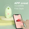 Nova vagina sucção de aplicativos do aplicativo Vibrador Vibrador mamilo mamilo estimular clitóris estimulador de magia beijo jovem brinquedos sexy poderosos para as mulheres