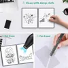 YeS A4 Wet Erasable Reusable Smart Writing Notebook Black Waterproof Paper Auto-Scan Customized Gift Wire Bound Spiral Notes 220401