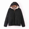 Frauen Winter Parka Frauen Crop Kurze Jacke Abgeschnitten Puffer Mode Jacken Für Frauen Warme Winter Leichte Jacke L220725