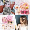 Brincos Colar Jóias Infantis Princesa Meninas Clipes de Cabeças de Cabeças de Cabela Anel Acessórios para Bebê Presente Setearrings