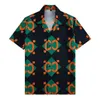 Luxury Designer Shirts Mens Fashion Geometric print bowling shirt Hawaii Floral Casual Shirts Men Slim Fit Short Sleeve Variety