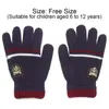 Five Fingers Gloves Kids Winter Full Finger Knitted Soft Children Mittens 6-12Y Boys Girls Thick Keep Warm Autumn Glove