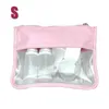 Fall 2 Size Toatetry Organizer Waterproof PVC Travel Cosmetic Portable Bag Transparent dragkedja Lagring Female Wash Makeup 220708