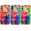Rainbow Building Blocks Phone Cases Funny Soft TPU Back Cover for iPhone 13 13pro max 12 12 pro 11 11 pro X Xs XR 7 7p 8 8plus