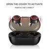 Y50 5.0 TWS Trådlösa sportörlurar Bluetooth -hörlurar spel hörnlurar med laddare för Andriod -smartphone