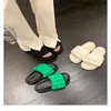 Sandalet 2022 Tasarımcı Kadın Terlik Gladyatör Kadın Terlik Sandal Ev Slaytları Yaz Deri Daireler Seksi Ayakkabılar