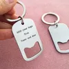 Presentes de casamento personalizados para convidados Baptism Festa Favor Keychain Garrafa Openador Chave Suporte Comunhão Souvenir 220411