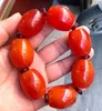 Bracelet Hoo 27x33mm MAGNIFIQUE AMBRE BALTIQUE ROUGE Ancienne Cire d'Abeille Bracelet Grande Taille CertificatBangle BraceletBangle