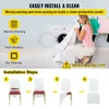 VEVOR 50 100Pcs Wedding Chair Covers Spandex Stretch Slipcover for Restaurant Banquet el Dining Party Universal Chair Cover 220517